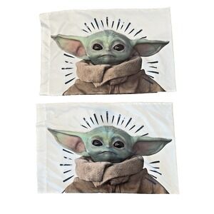 Star‎ Wars Baby Yoda Grogu The Mandalorian 4 Pc FULL Sz Sheet Set Kids Bedroom